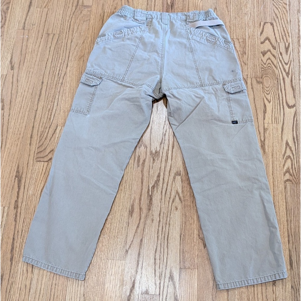 5.11 Tactical Series 74251 Men's Size 34/32 Dark Khaki Cargo Work Utility Pants - Picture 9 of 16